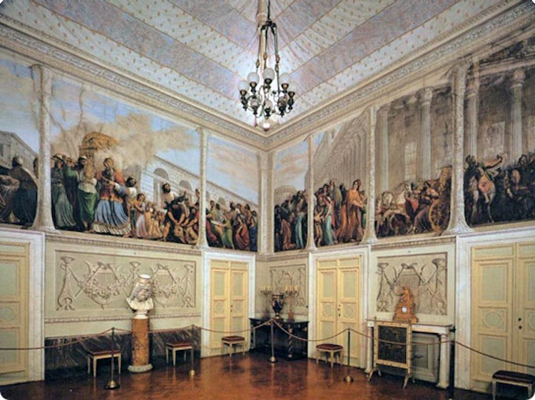 Palatine Gallery in Palazzo Pitti:The Hall of the Ark