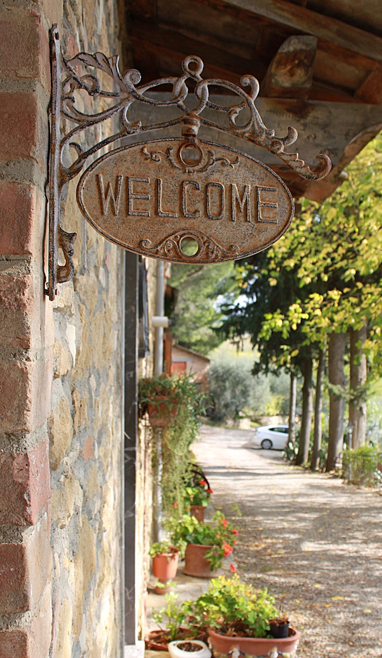 Warm welcome at at Agriturismo Vernianello